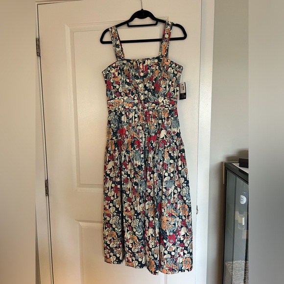 NWT Ulla Johnson Isabel Floral Midi Dress - Picture 3 of 7